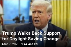 Trump Walks Back Support for Daylight Saving Change