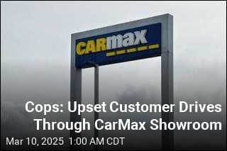 Cops: Upset Customer Drives Through CarMax Showroom