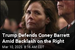 Trump Defends Coney Barrett Amid Backlash on the Right