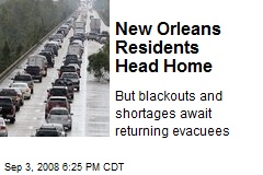 New Orleans Residents Head Home