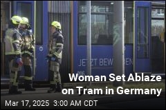 Woman Set Aflame on Tram in Germany