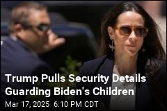 Trump: Secret Service Details Won&#39;t Guard Biden&#39;s Children