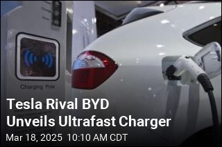 Tesla Rival BYD Unveils Ultrafast Charger