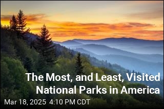 The Most, and Least, Visited National Parks in America