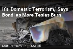 It&#39;s &#39;Domestic Terrorism,&#39; Says Bondi as More Teslas Burn