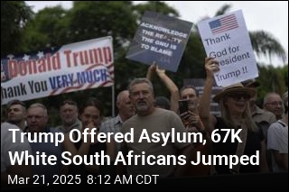 67K White South Africans Are All in on Trump&#39;s Asylum Offer