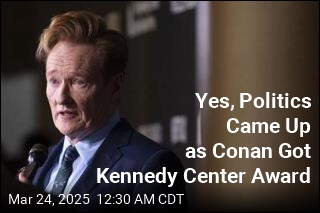 Yes, Politics Came Up as Conan Got Award at Kennedy Center