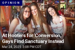 At Hooters for &#39;Conversion,&#39; Gays Find Sanctuary Instead