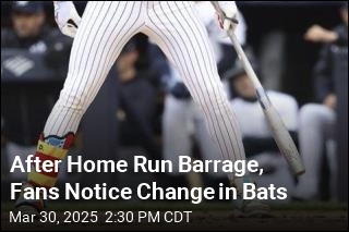 After Home Run Barrage, Fans Notice Change in Bats