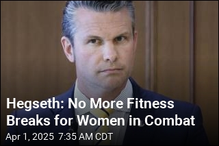Hegseth: Women in Combat Must Pass Same Tests as Men