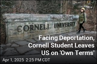 Student Facing Deportation Leaves US on &#39;Own Terms&#39;