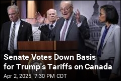 Senate Votes Down Basis for Trump&#39;s Tariffs on Canada