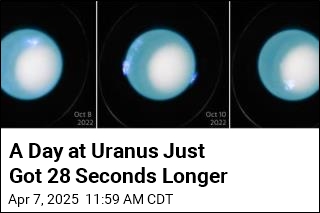 A Day at Uranus Just Got 28 Seconds Longer