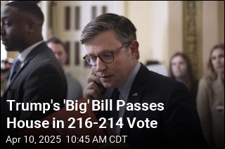 Trump&#39;s &#39;Big&#39; Bill Passes House in 216-214 Vote