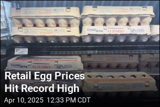 Egg Prices Soar to $6.23 Despite Wholesale Drop