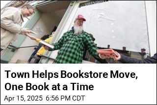 Town Helps Bookstore Move, One Book at a Time