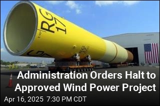 Despite Approval, Administration Halts Wind Power Project