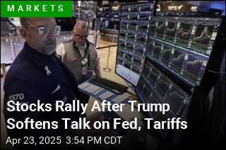 Stocks Rally After Trump Softens Talk on Fed, Tariffs