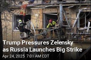 Trump Ramps Up Pressure on Ukraine as Russia Strikes