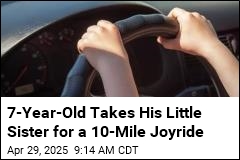 7-Year-Old Takes His Little Sister for a 10-Mile Joyride