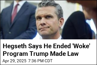 Hegseth Boasts About Ending Program Trump Supported