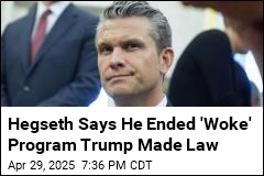 Hegseth Boasts About Ending Program Trump Supported