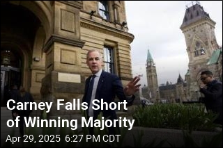 Carney Falls Short of Winning Majority