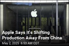 Apple Says It&#39;s Shifting Production Away From China
