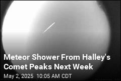 Meteor Shower From Halley&#39;s Comet Peaks Next Week