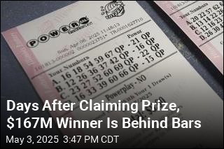 $167M Powerball Winner Charged With Assaulting Officer