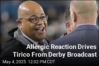 Sportscaster Misses Derby After Allergic Reaction