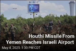 Houthi Missile From Yemen Reaches Israeli Airport