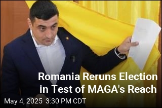 MAGA-Style Candidate Leads in Romanian Revote
