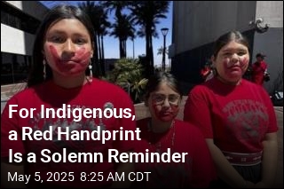 With Red Handprint, Indigenous Highlight 4.3K Slain, Missing