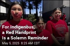 With Red Handprint, Indigenous Highlight 4.3K Slain, Missing