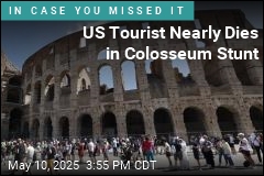 American Impaled at Rome&#39;s Colosseum