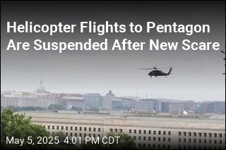 Army Stops Helicopter Flights to Pentagon