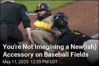 You&#39;re Not Imagining a New(ish) Accessory on Baseball Fields