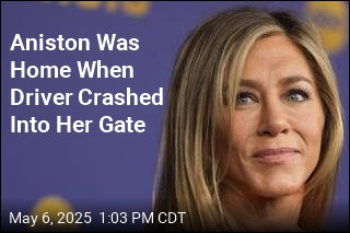 Driver Held After Crashing Into Jennifer Aniston&#39;s Gate