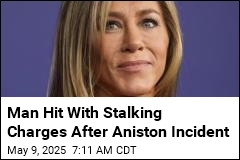 Man Hit With Stalking Charges After Aniston Incident