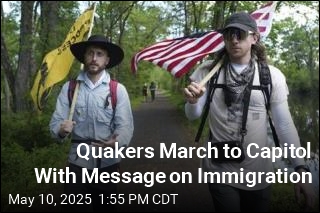 Quakers March to Capitol With Message on Immigration