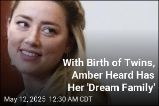 Amber Heard Welcomes Twins