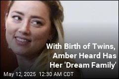 Amber Heard Welcomes Twins