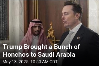 Trump Lunches With Saudis &mdash;and a Bunch of US Execs
