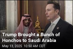 Trump Lunches With Saudis &mdash;and a Bunch of US Execs