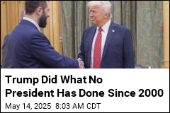 Trump Did What No President Has Done Since 2000
