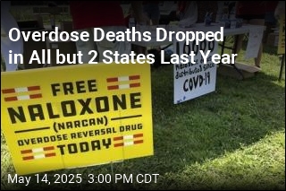 Overdose Deaths Dropped in All but 2 States Last Year