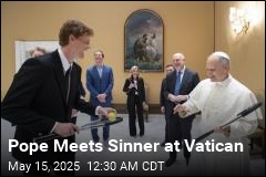 Pope Meets Sinner at Vatican