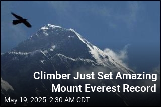 Climber Just Set Amazing Mount Everest Record
