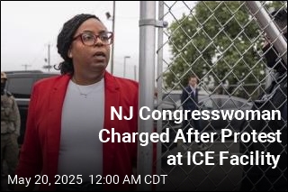 NJ Congresswoman Charged After Protest at ICE Facility